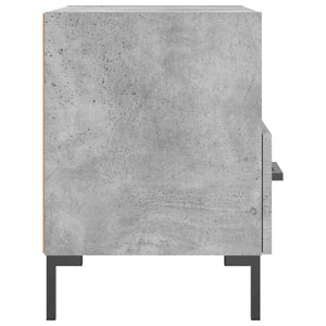 Comodini 2 pz Grigio Cemento 40x35x47,5 cm in Legno Multistrato 827445