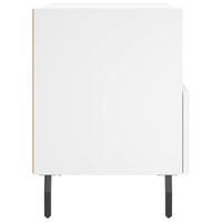 Comodino Bianco 40x35x47,5 cm in Legno Multistrato 827468