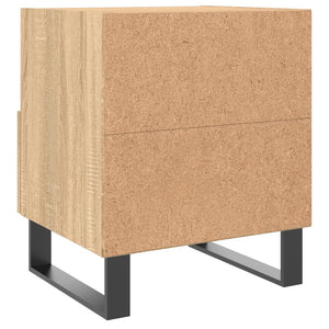 Comodini 2 pz Rovere Sonoma 40x35x47,5 cm in Legno Multistrato 827491