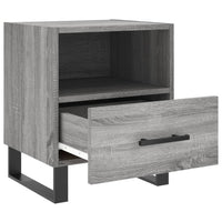 Comodini 2 pz Grigio Sonoma 40x35x47,5 cm in Legno Multistrato 827497