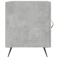 Comodini 2 pz Grigio Cemento 40x40x50 cm in Legno Multistrato 827509