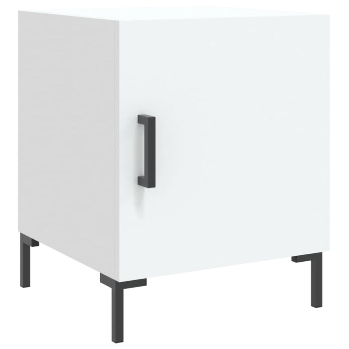 Comodini 2 pz Bianchi 40x40x50 cm in Legno Multistratocod mxl 79406