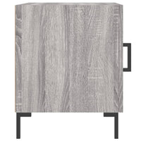 Comodini 2 pz Grigio Sonoma 40x40x50 cm in Legno Multistrato 827577