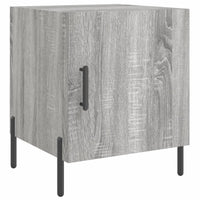 Comodini 2 pz Grigio Sonoma 40x40x50 cm in Legno Multistrato 827593