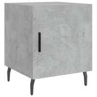 Comodino Grigio Cemento 40x40x50 cm in Legno Multistratocod mxl 128297