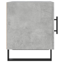 Comodino Grigio Cemento 40x40x50 cm in Legno Multistrato 827620