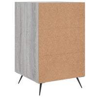 Comodino Grigio Sonoma 40x40x66 cm in Legno Multistrato 827634