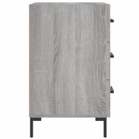 Comodino Grigio Sonoma 40x40x66 cm in Legno Multistrato 827666