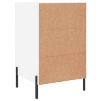 Comodino Bianco 40x40x66 cm in Legno Multistrato 827668