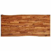 Tavolo da Pranzo Bordi Vivi 200x90x75 cm Legno Massello Acacia 353292