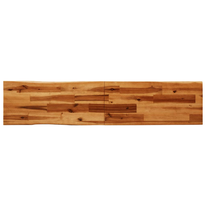 Panca con Bordi Vivi 160 cm in Legno Massello di Acacia 353295