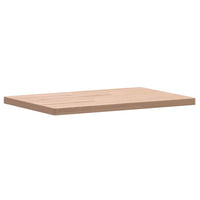 Piano Tavolo 60x40x2,5cm Rettangolare Legno Massello di Faggio 3188884