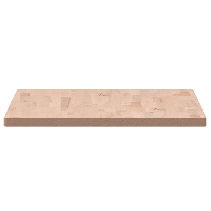 Piano Tavolo 100x60x2,5cm Rettangolare Legno Massello di Faggio 3188885