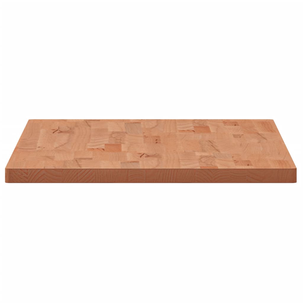 Piano Tavolo 100x50x2,5cm Rettangolare Legno Massello di Faggio 3188894