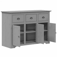 Credenza BODO 115x43x79,5 cm in Legno Massello di Pino Grigio 355067