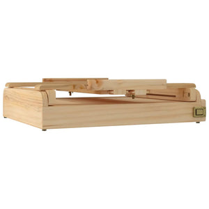 Cavalletto Tavolo Cassetto 41,5x37x12 cm Legno Massello Pino 30229