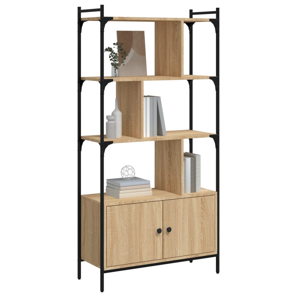 Libreria Ante Rovere Sonoma 76,5x30x154,5 cm Legno Multistrato 833349