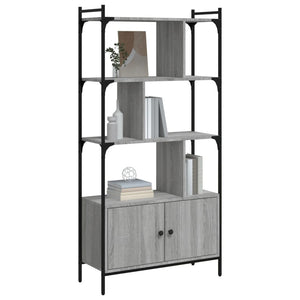 Libreria Ante Grigio Sonoma 76,5x30x154,5 cm Legno Multistrato 833351