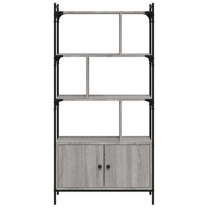 Libreria Ante Grigio Sonoma 76,5x30x154,5 cm Legno Multistrato 833351