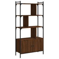 Libreria Ante Rovere Marrone 76,5x30x154,5 cm Legno Multistratocod mxl 130033