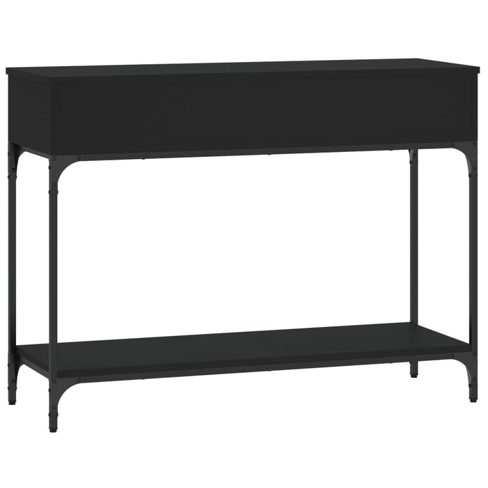 Tavolino Consolle Nero 100x34,5x75 cm in Legno Multistrato 833393