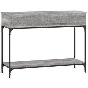 Tavolino Consolle Grigio Sonoma 100x34,5x75cm Legno Multistrato 833396