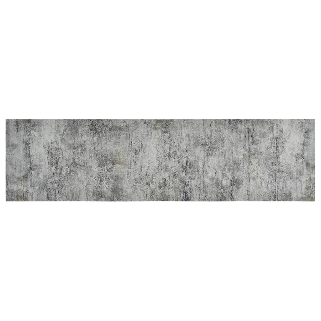 Tappeto da Cucina Lavabile Beton 45x150 cm Velluto 136570