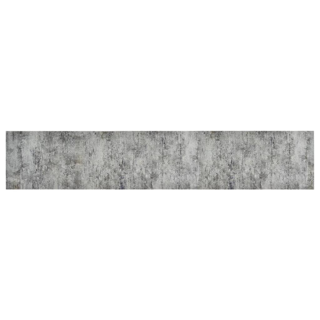 Tappeto da Cucina Lavabile Beton 60x300 cm Velluto 136572