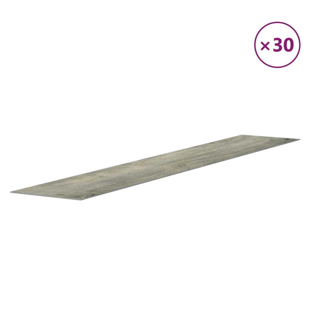 Pannelli da Parete Effetto Legno Grigio PVC 4,12 m² 3189147