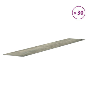 Pannelli da Parete Effetto Legno Grigio PVC 4,12 m² 3189147