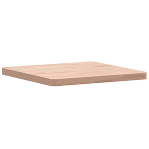 Piano per Tavolo 40x40x2,5 cm Quadrato Legno Massello di Faggio 355954