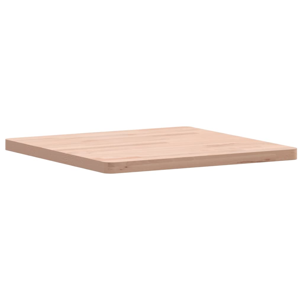 Piano per Tavolo 50x50x2,5 cm Quadrato Legno Massello di Faggio 355955