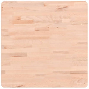 Piano per Tavolo 60x60x2,5 cm Quadrato Legno Massello di Faggiocod mxl 131303