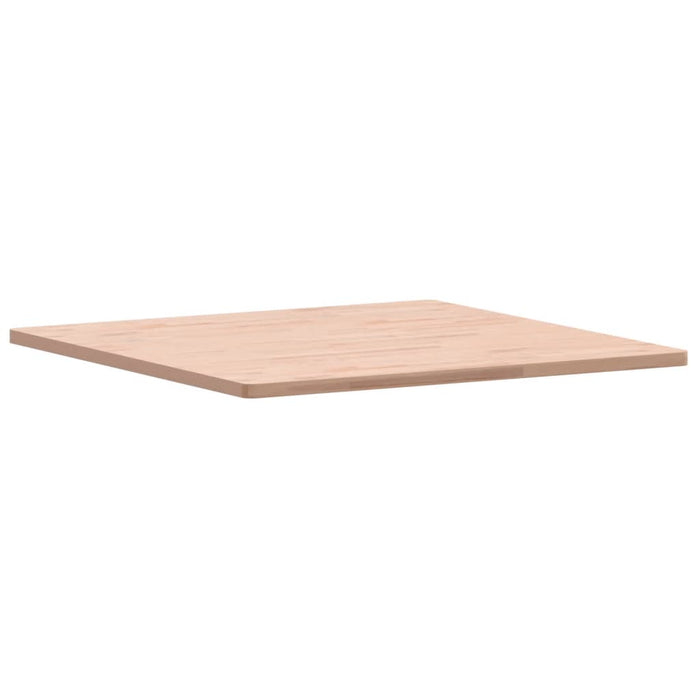 Piano per Tavolo 90x90x2,5 cm Quadrato Legno Massello di Faggiocod mxl 83389