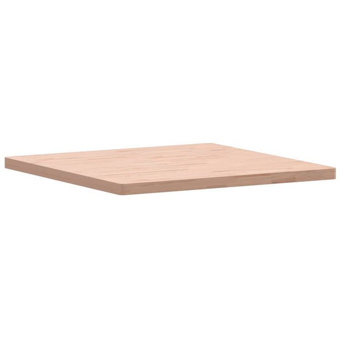 Piano per Tavolo 90x90x4 cm Quadrato Legno Massello di Faggio 355965