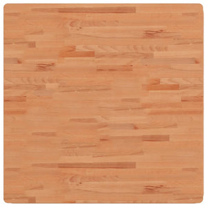 Piano per Tavolo 90x90x1,5 cm Quadrato Legno Massello di Faggiocod mxl 83393