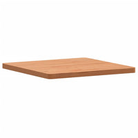 Piano per Tavolo 50x50x2,5 cm Quadrato Legno Massello di Faggio 355973