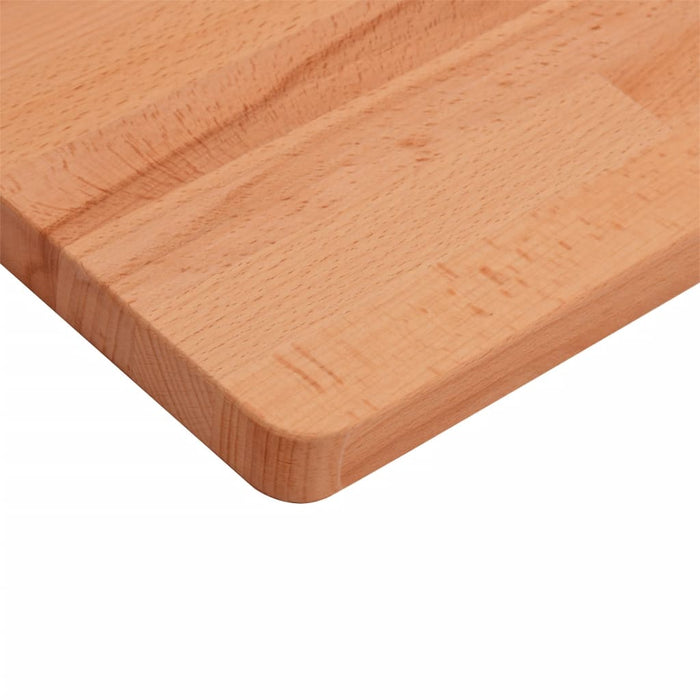 Piano per Tavolo 50x50x2,5 cm Quadrato Legno Massello di Faggio 355973