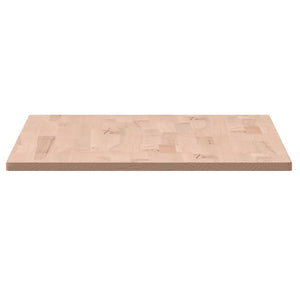 Piano Bagno 80x40x1,5 cm Legno Massello di Faggio 355984