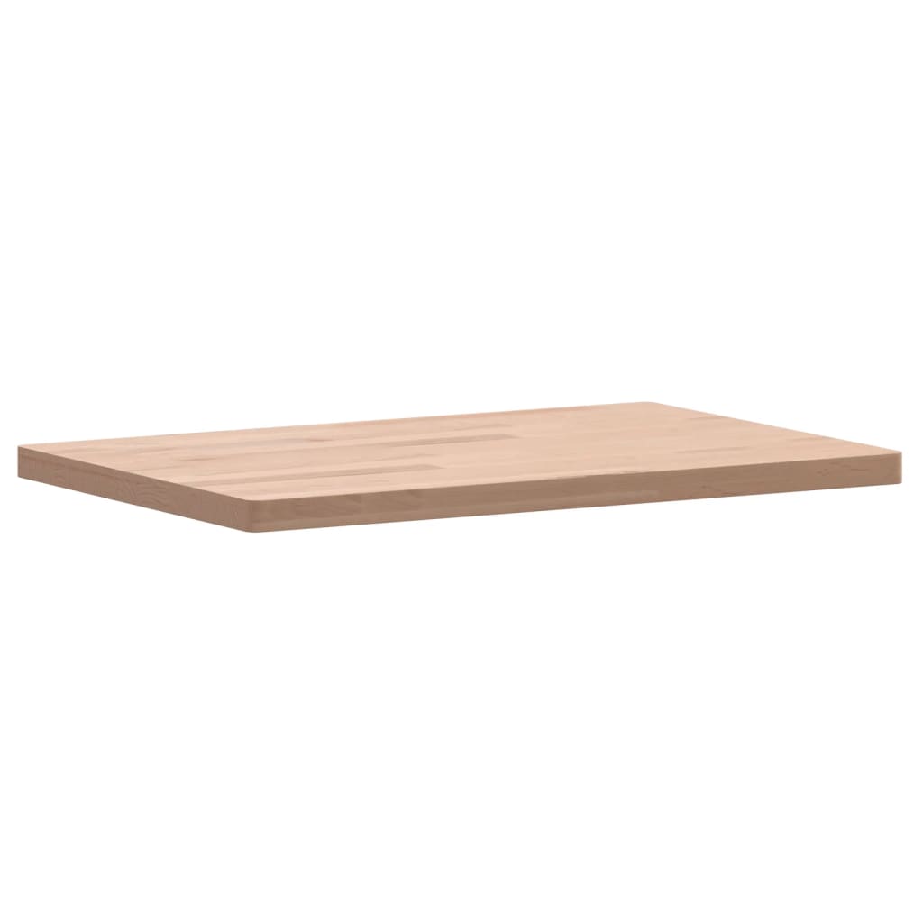 Piano Bagno 60x40x2,5 cm Legno Massello di Faggiocod mxl 83836