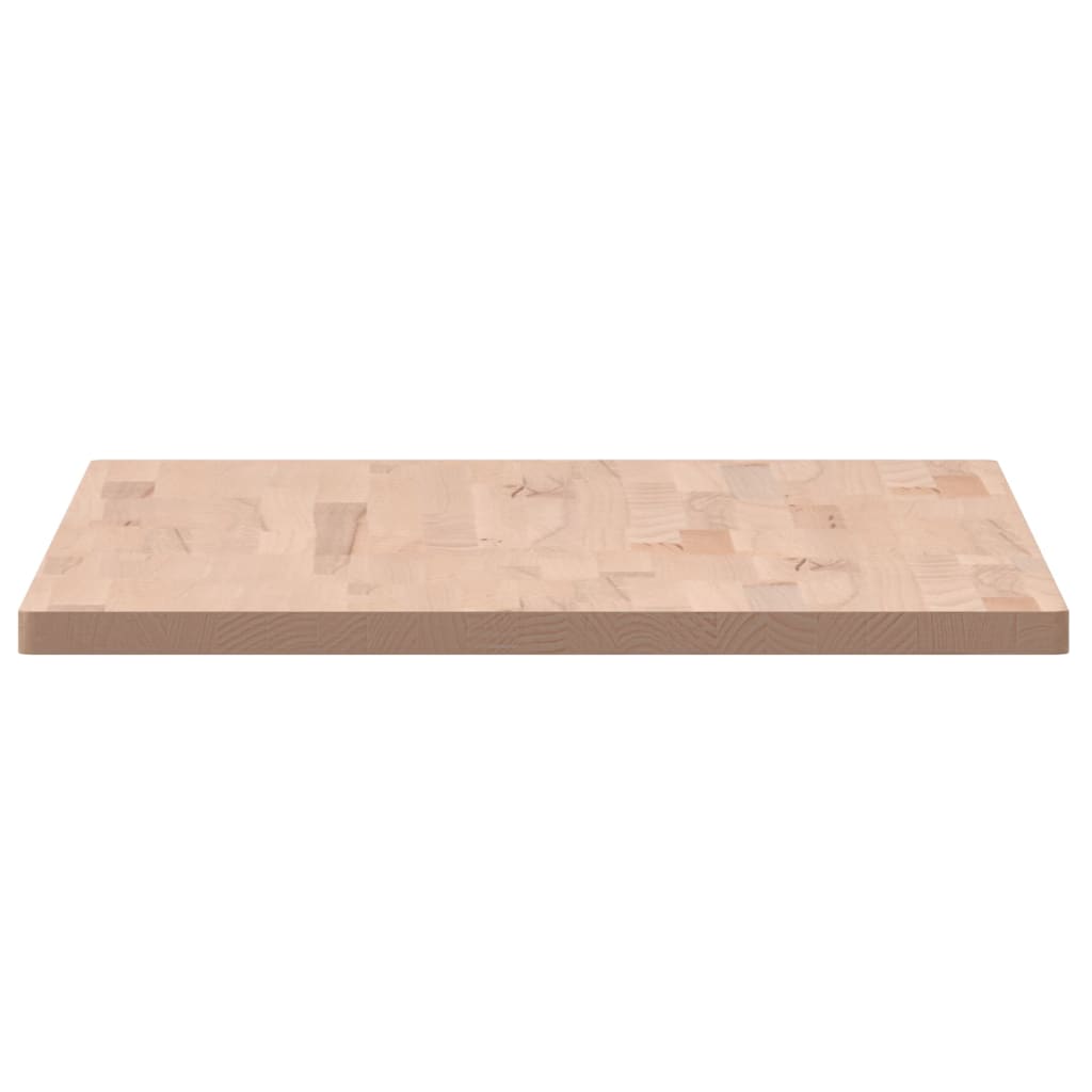 Piano Bagno 100x60x2,5 cm in Legno Massello di Faggio 355991