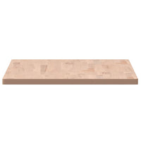 Piano Bagno 100x60x2,5 cm in Legno Massello di Faggio 355991