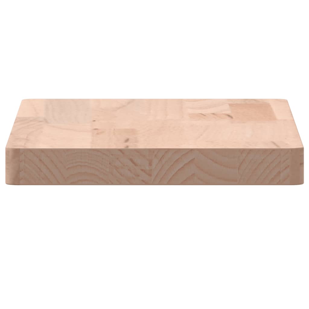 Mensola a Parete 40x20x1,5 cm in Legno Massello di Faggio 356013