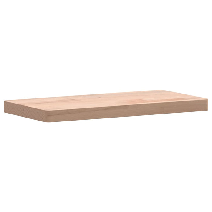 Mensola a Parete 40x20x1,5 cm in Legno Massello di Faggio 356013