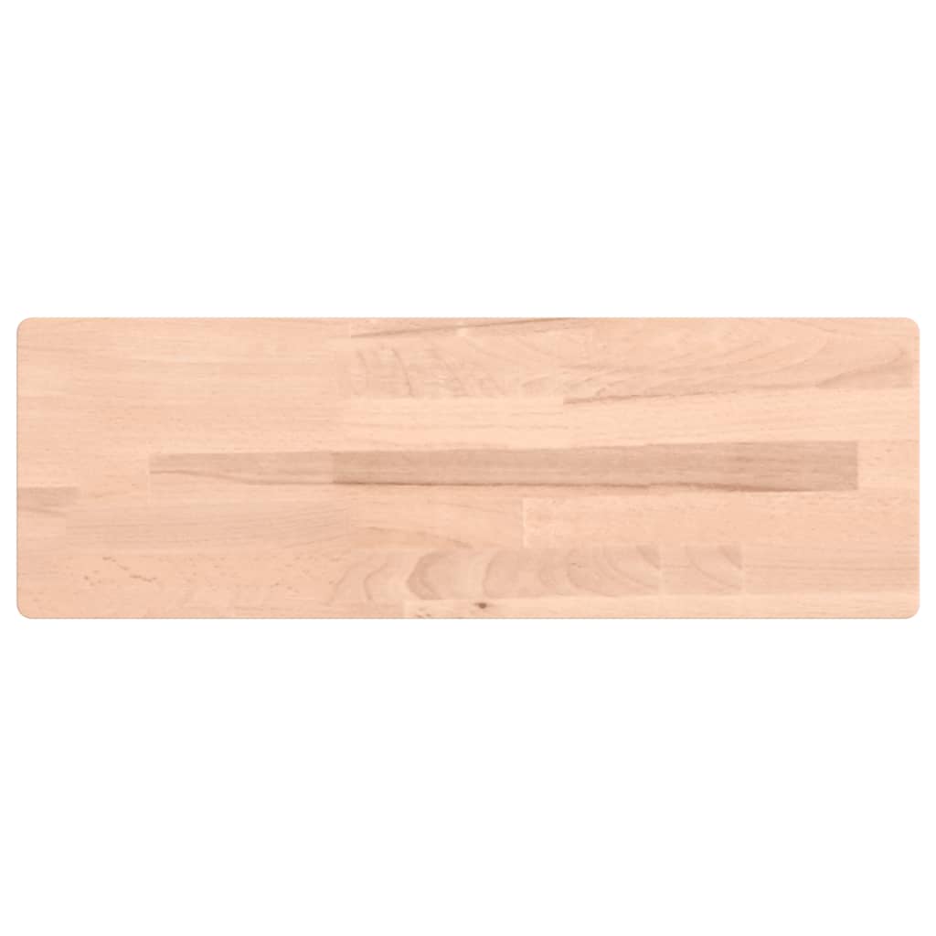 Mensola a Parete 60x20x2,5 cm in Legno Massello di Faggiocod mxl 83855