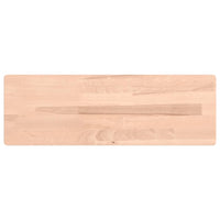 Mensola a Parete 60x20x2,5 cm in Legno Massello di Faggiocod mxl 83855