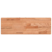 Mensola a Parete 60x20x1,5 cm in Legno Massello di Faggio 356022