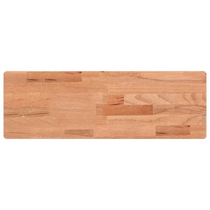 Mensola a Parete 60x20x1,5 cm in Legno Massello di Faggio 356022