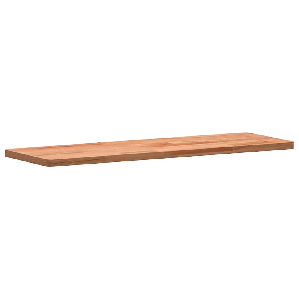 Mensola a Parete 60x20x1,5 cm in Legno Massello di Faggio 356022