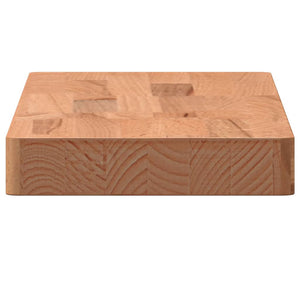 Mensola a Parete 60x20x4 cm in Legno Massello di Faggio 356030